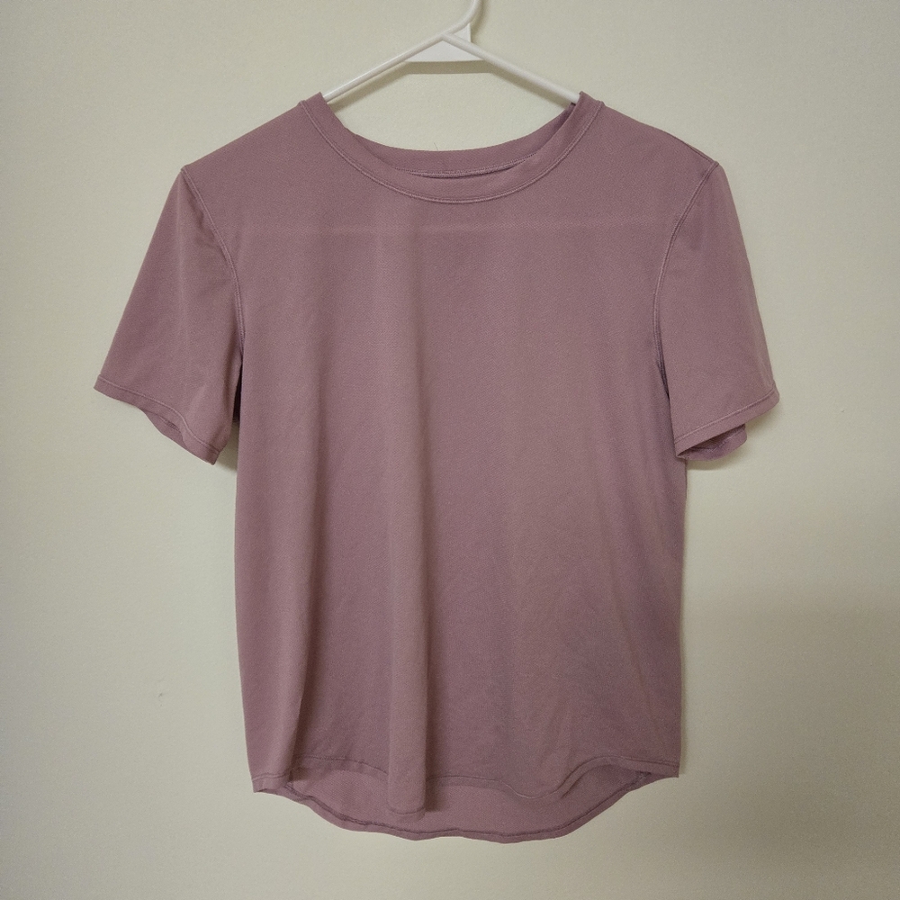Lululemon Curved Hem Crewneck Tee Purple Size S/M